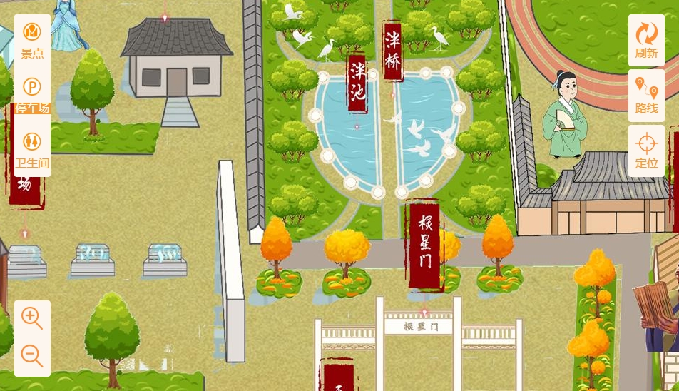 十堰手绘地图景区语音讲解导览系统：智慧景区建设的基石